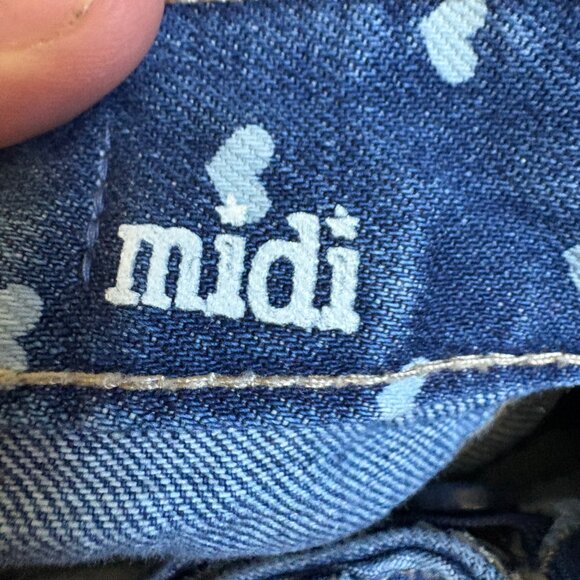 Gap girls polka dot denim shorts size 6 Midi - Picture 9 of 9